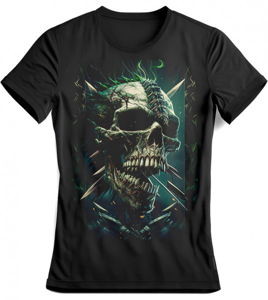 T-shirt Punk Skull