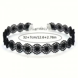 6ks Sada Dámských Choker Náhrdelníků