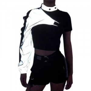 Reflexní techwear rukáv