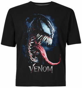 Tričko Venom Black bavlna
