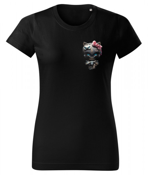 Damski T-shirt Mecha Kitty