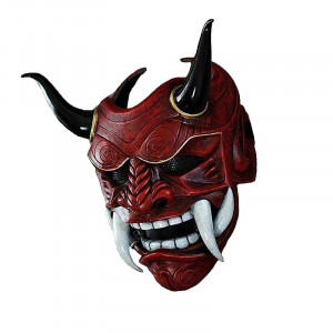 Halloween maska Samuraj Hannya Oni
