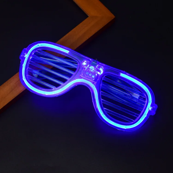 LED svítící neon brýle