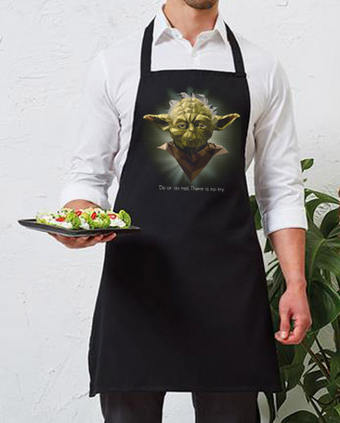 Kuchyňská zástěra Yoda Do
