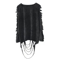 Punk Gothic Postapo hollow out top