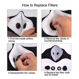 Khaki maska, respirátor na suchý zip s filtrem N95