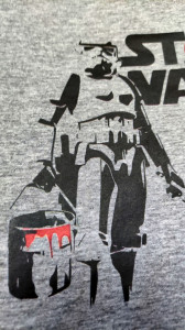 Tričko Banksy STOP WARS